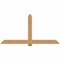Ekena Millwork Eugene Smooth Timber Gable Bracket, Western Red Cedar, 84"W x 42"H x 5 1/2"D x 5 1/2"F, 12/12 Pitch GBW084X42X0606EUG00SWR - alternate 1